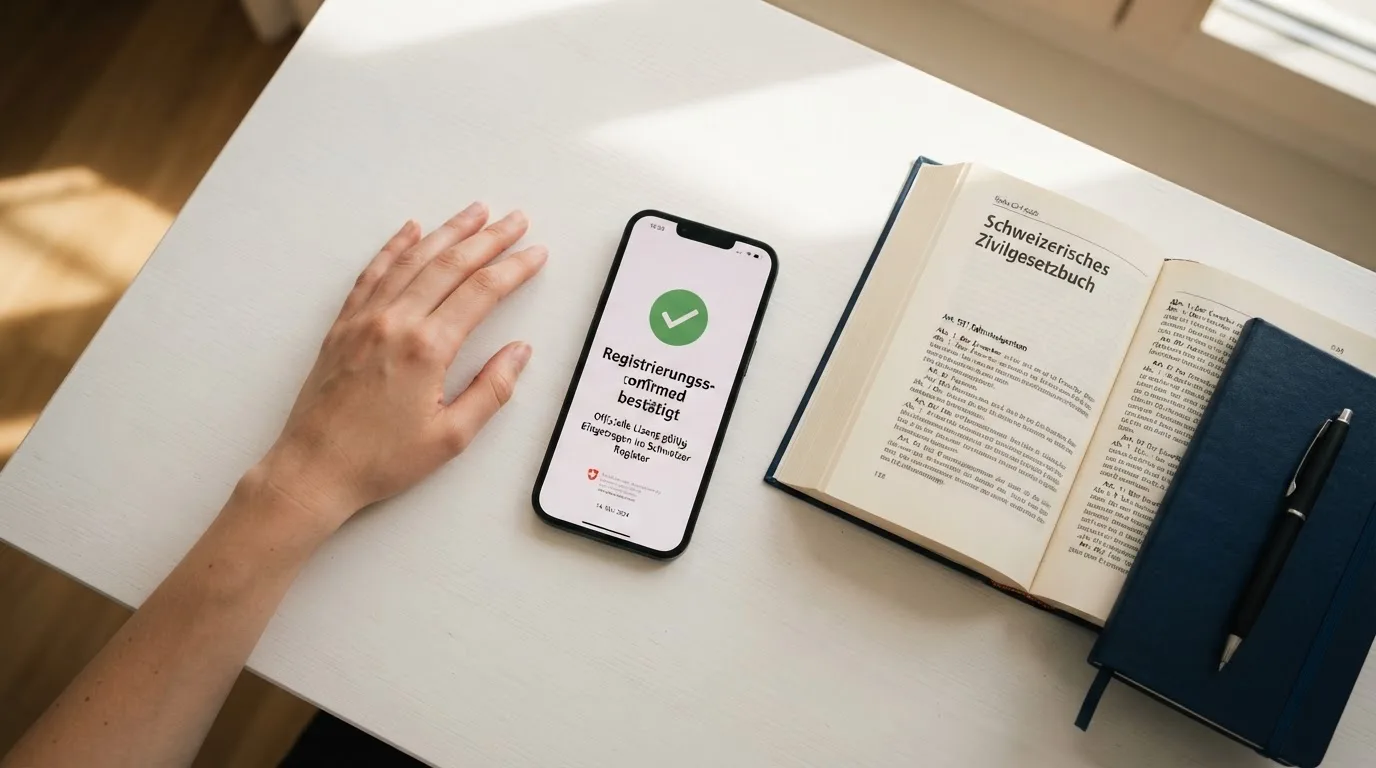 Amtliches Schreiben mit Stempel auf einem Schreibtisch neben einem Gesetzbuch — 20 freispiele ohne einzahlung