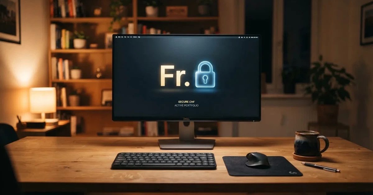 Geöffnete Krypto-Wallet auf einem Monitor mit stilisiertem digitalem Schloss — best crypto casino schweiz
